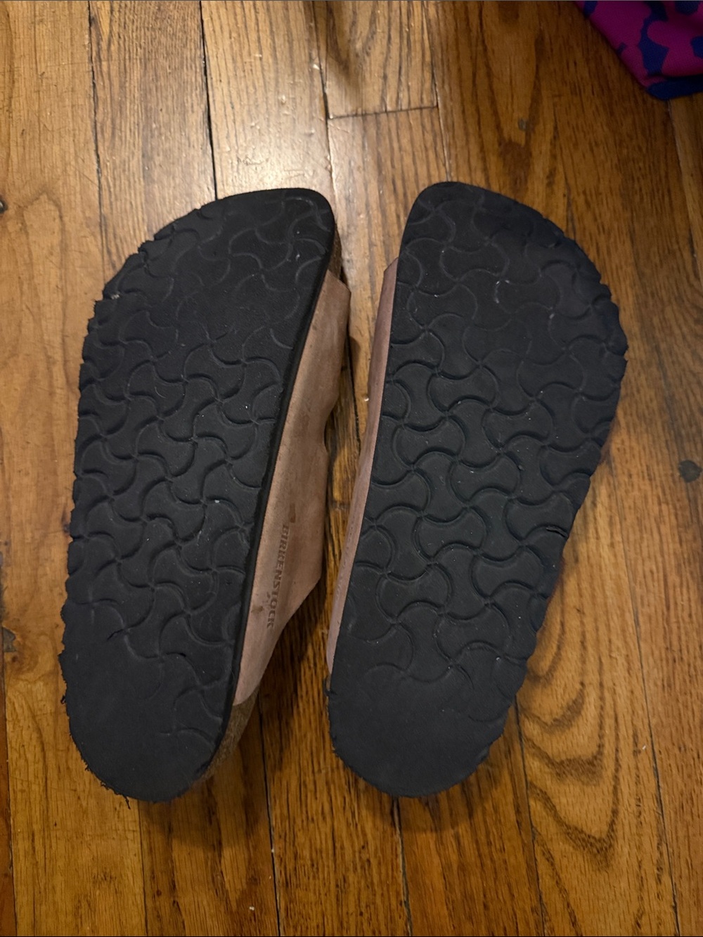 Birkenstock Arizona Sandals in Big Buckle in Blush - Picture 2 of 3